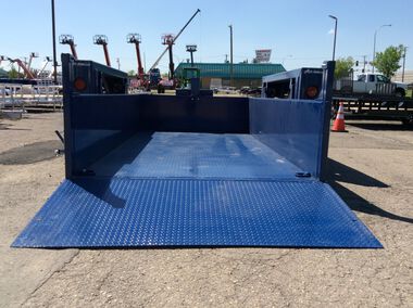 Air-Tow Trailers 12 Ft. 5 Inch Drop Deck & Dump Trailer 74 Inch Deck Width - 10000# Capacity, large image number 12