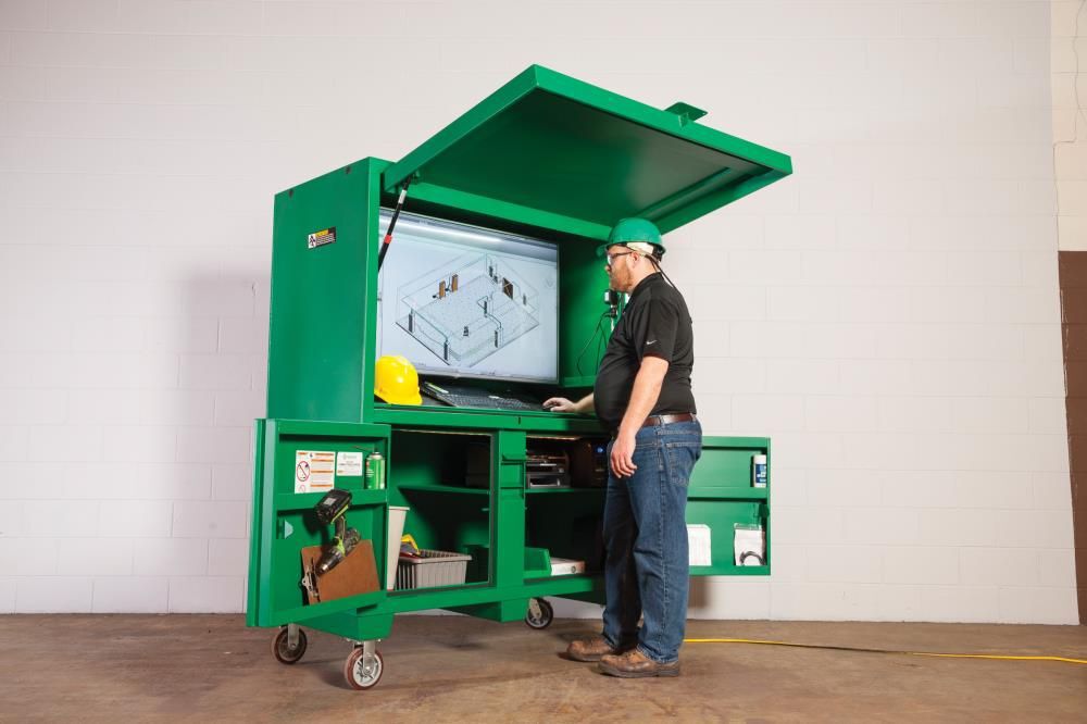 Greenlee Compact Field Office Jobsite Storage Box, large image number 6