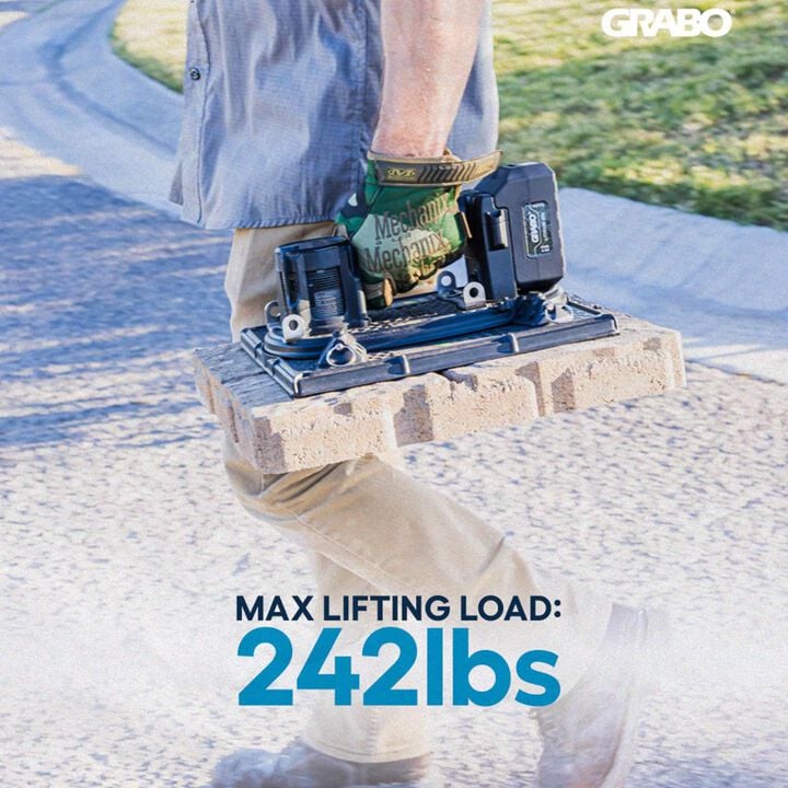 Grabo High Flow 242 Lbs Capacity Cordless Vacuum Lifter Kit, large image number 3