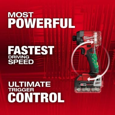 Milwaukee M18 FUEL 1/4inch Hex Impact Driver Kit, large image number 1