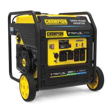Champion Power Equipment 9000 Watt Inverter Generator Tri-Fuel Open Frame with CO Shield, large image number 1