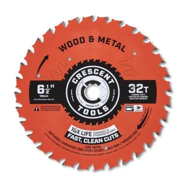 Crescent Circular Saw Blade 6 1/2in x 32 Tooth Wood / Metal