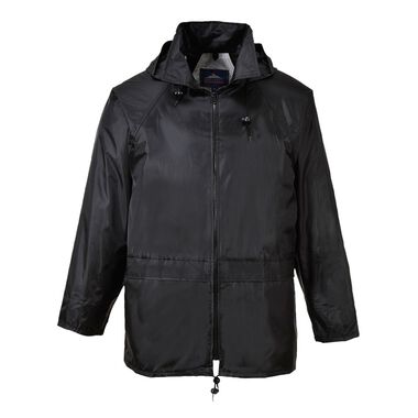 Portwest Classic Rain Jacket Black Large