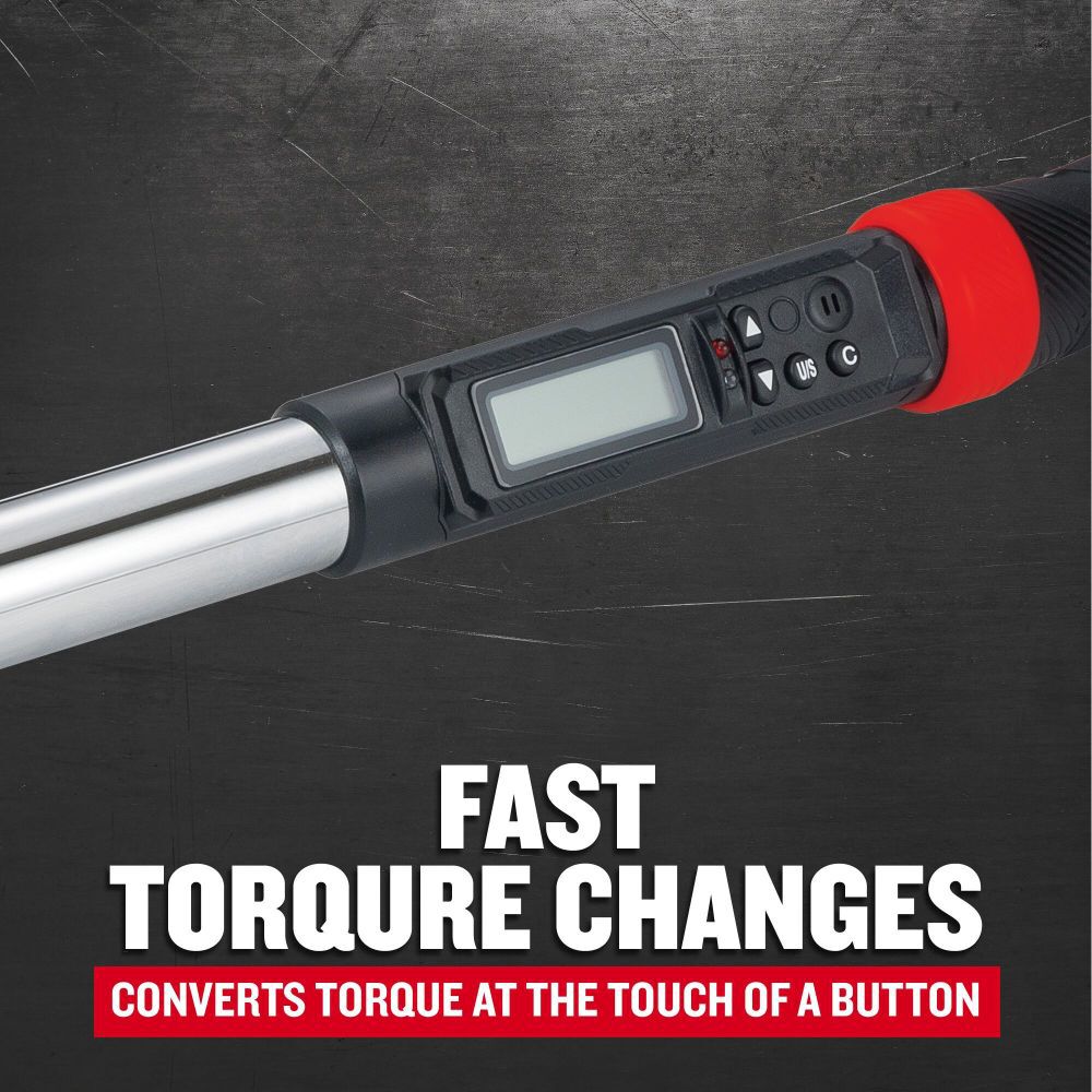 CRAFTSMAN 1/2 Inch Drive Digital Torque Wrench, large image number 3