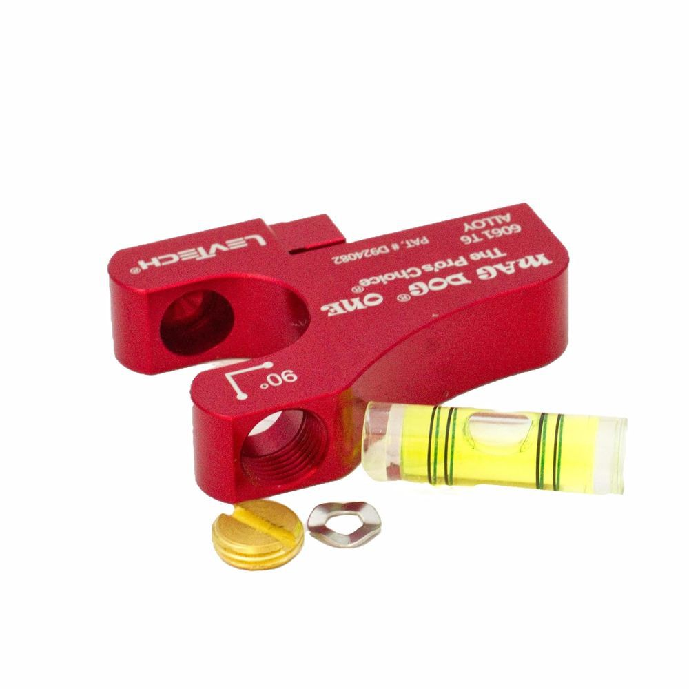 LevTech Mag Dog Red Electrician's One Conduit Level, large image number 4