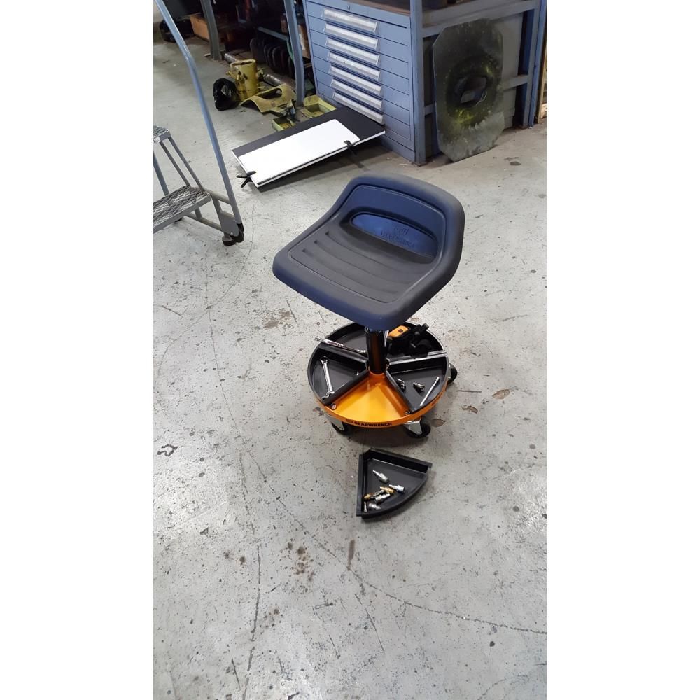 GEARWRENCH Mechanics Seat Adjustable Height Swivel 18 to 22 In., large image number 4