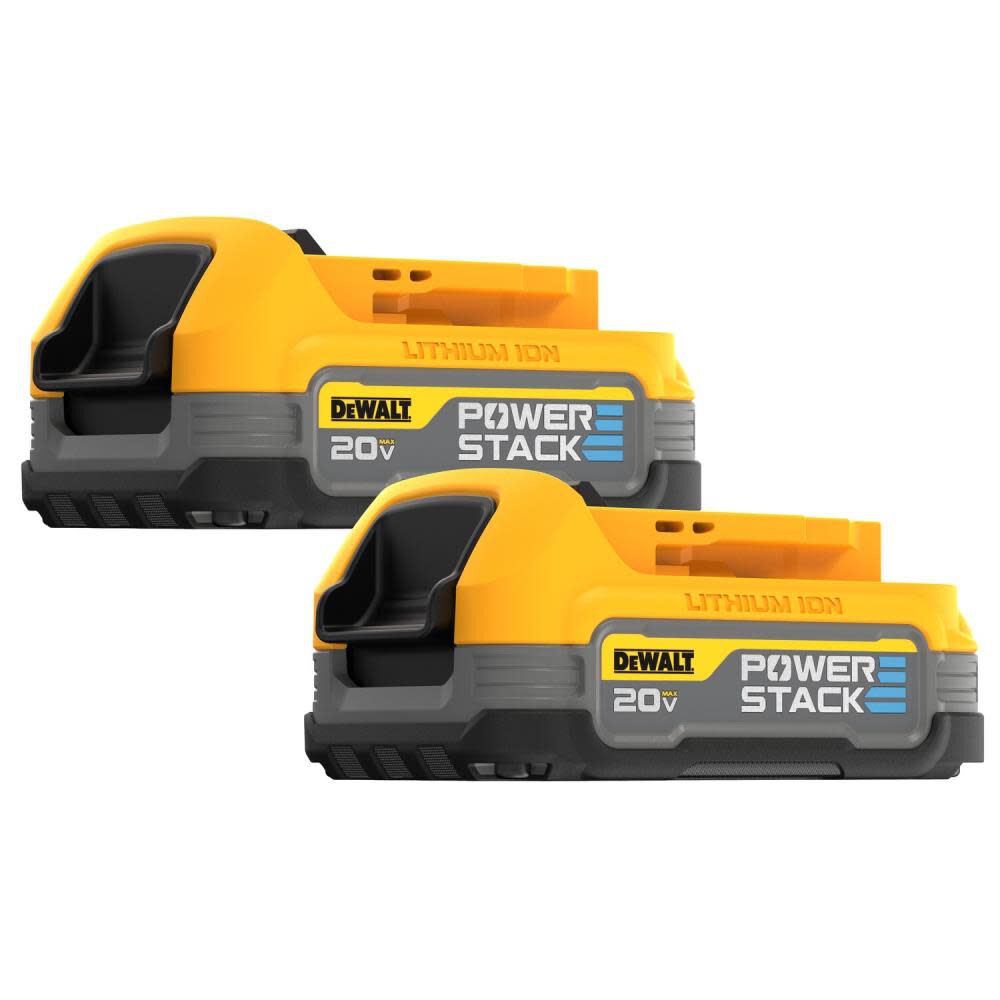 DEWALT Promotional POWERSTACK 20V MAX Compact Battery 2pk, large image number 1