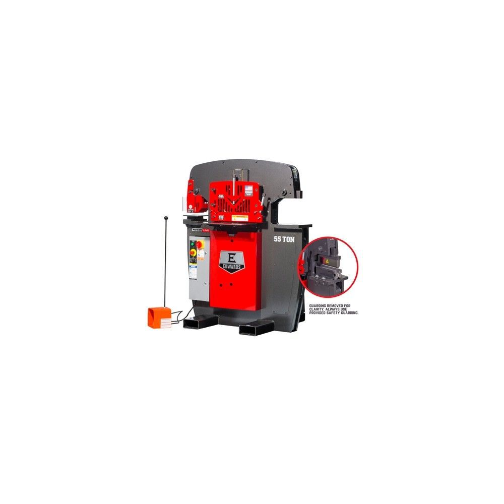 Edwards 230V 3 Phase 55 Ton Ironworker with 10in Brake, large image number 3