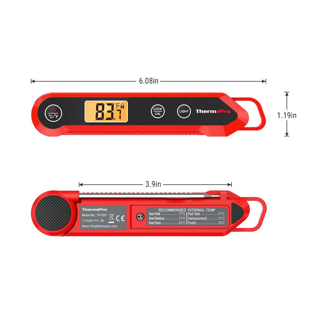 TempPro Digital Instant-Read Cooking Thermometer, large image number 7