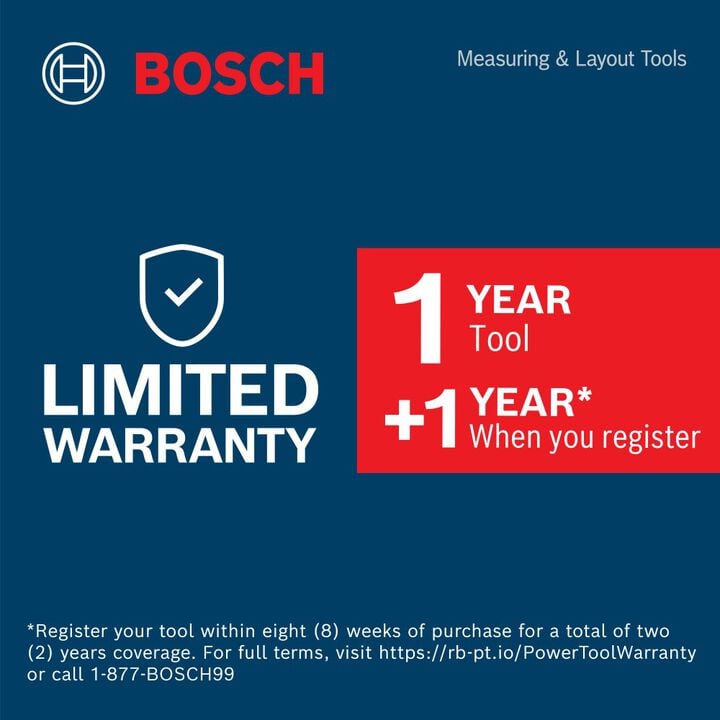 Bosch REVOLVE2000 Self-Leveling Horizontal/Vertical Rotary Laser Kit, large image number 15