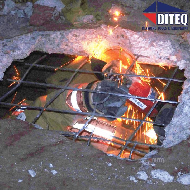 Diteq D-23 Rescue 7 Inch Premium Segmented Rim Diamond Blade for Metal and Ductile Iron Pipe, large image number 4