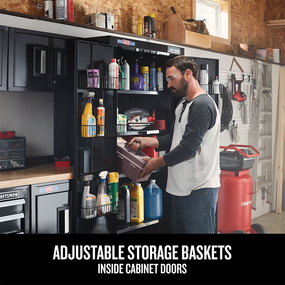 CRAFTSMAN 63 Inch Wide Welded Metal Storage Suite with Cabinet Storage, 4 Piece, large image number 5