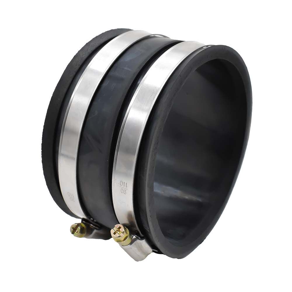 Big Horn 4 Inch Rubber Connecting Tube with Stainless Steel Hose Clamp, large image number 2
