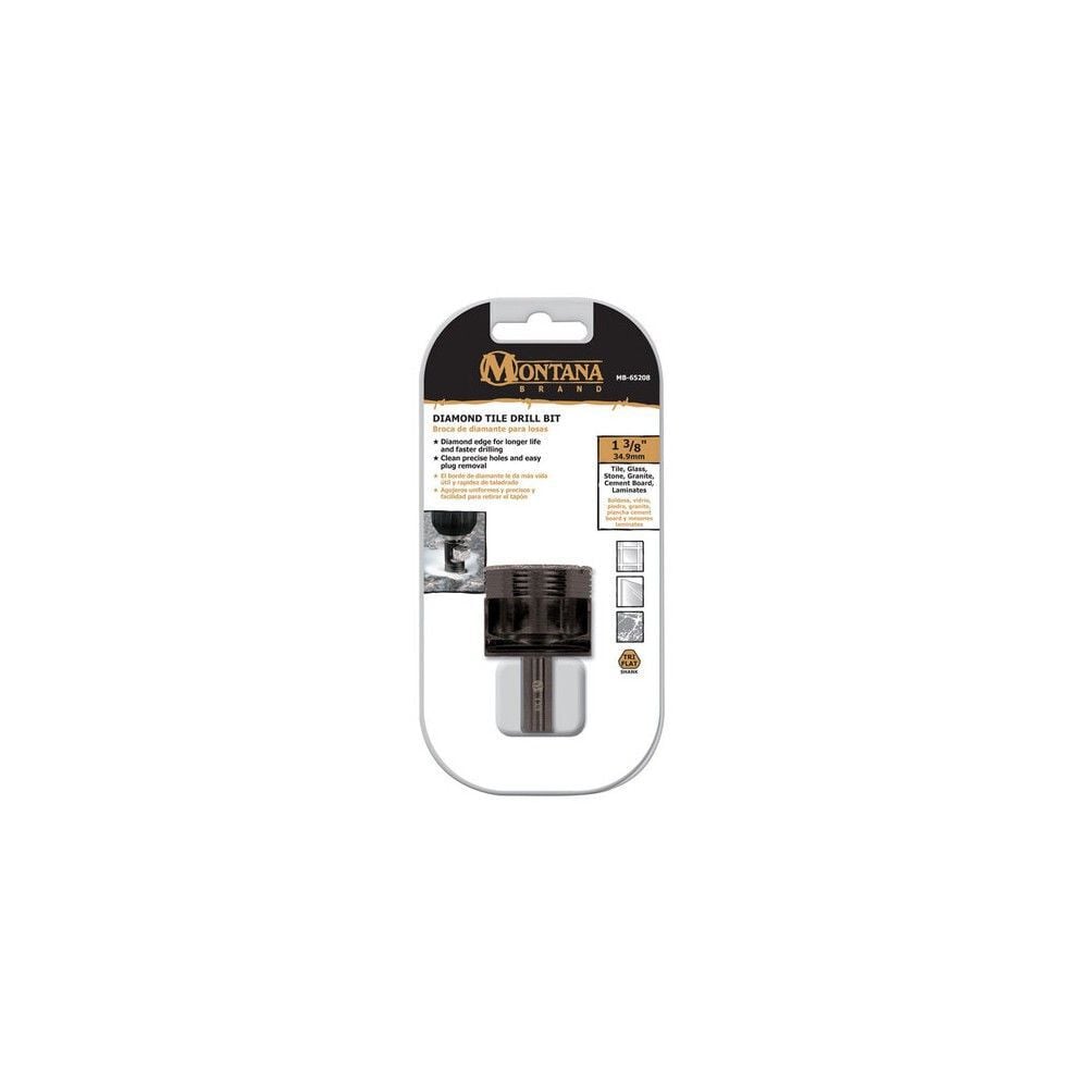 Montana Brand Tools 1 3/8 in Diamond Tile Drill Bit, large image number 2