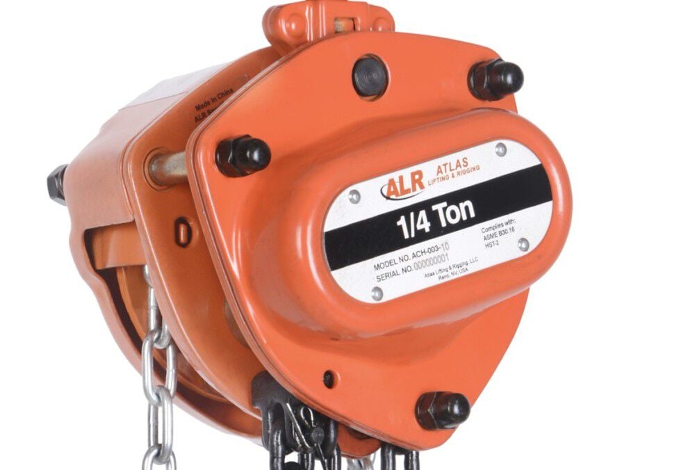 Atlas Lifting and Rigging ACH 1/4 Ton Chain Hoist 550 lbs 15 Ft. Lift, large image number 2