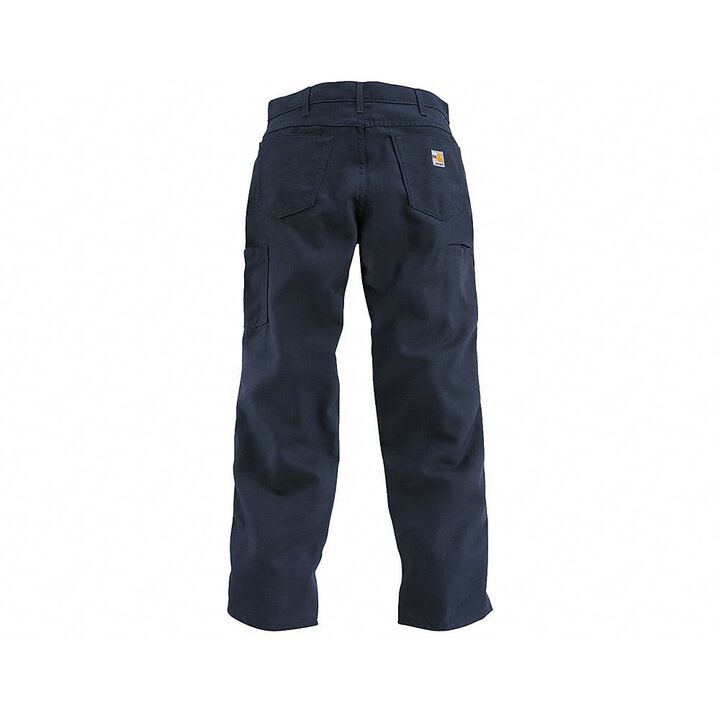 Carhartt Men's 30 Inch Wast Cotton/Nylon Canvas Jeans, Dark Navy, large image number 1