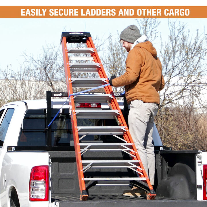 Buyers Products Company 69 Inch KabgardHeavy-Duty Steel Pickup Truck Headache Rack Bundle with Standard Mounting Brackets, large image number 8