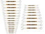 GEARWRENCH 24 Pieces 12 Point SAE/Metric Hi-Viz Long Pattern Combo Wrench Set