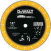 DEWALT 14 Inch Segmented Rim Diamond Edge Chop Saw Blade for Metal, small image number 1