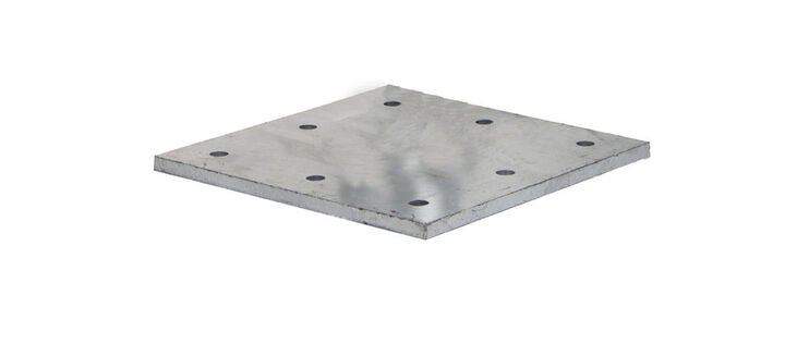 Guardian Fall Protection 12 x 12in Steel CB-18 & S Anchor Backer Plate, large image number 1