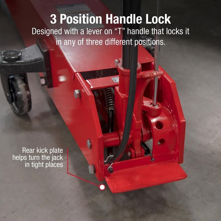 Sunex 10 Ton Air/Hydraulic Floor Service Jack, large image number 2