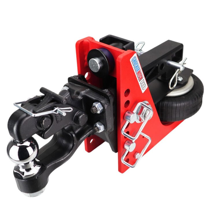 Shocker Hitch HD 20K 2 Inch Air Hitch with 16K Pintle & 2 Inch Ball