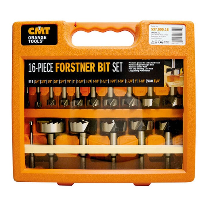CMT 16 Pc Forstner Bit Set