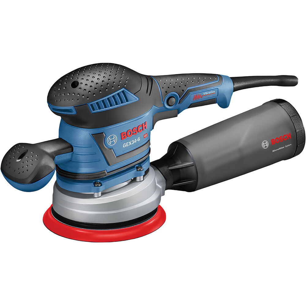 Bosch Sander/Polisher Multi Hole Random Orbit 6in – GEX34-6N