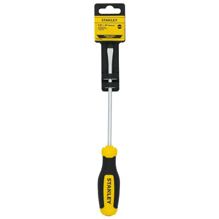 Stanley SL 1/4 Inch x 6 Inch Slotted Screwdriver, large image number 3