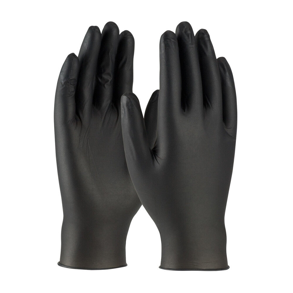 Protective Industrial Products Disposable Gloves Black Westchester Ambi-dex Turbo 5 Mil Medium Box of 100 Size Medium - 2920/M