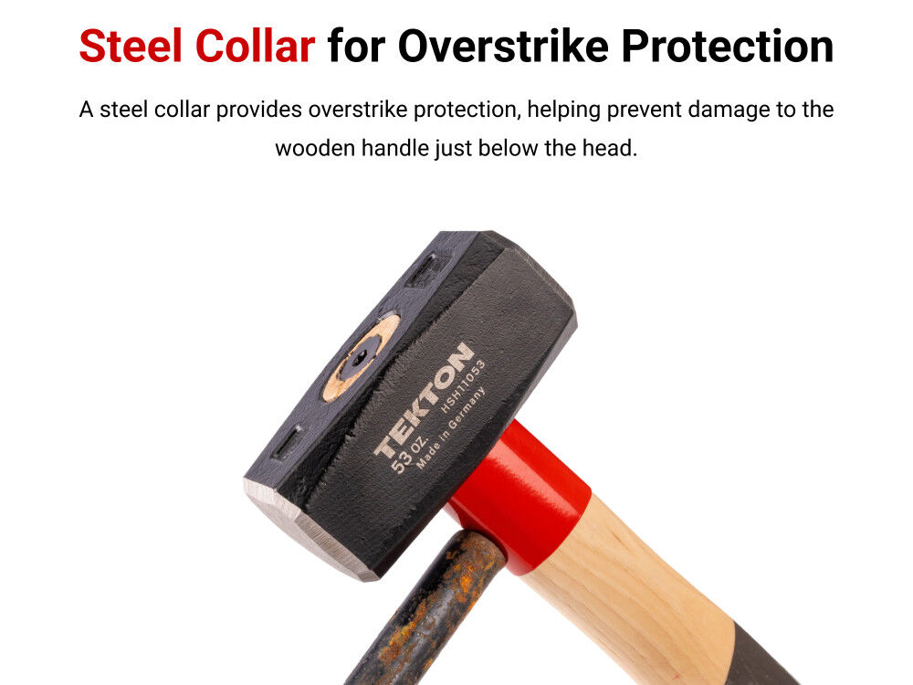 Tekton 70 Oz Mining Sledge Hammer, large image number 3