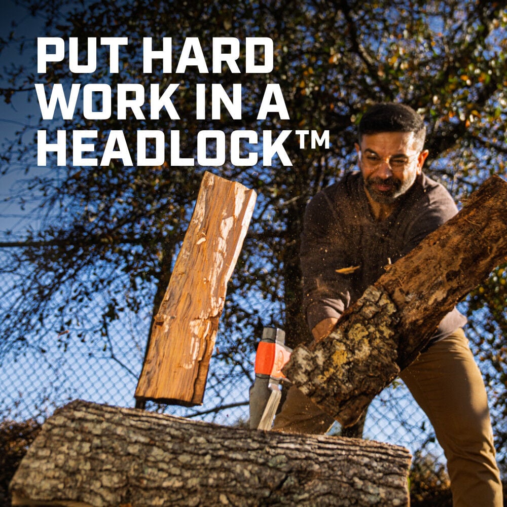 Crescent HEADLOCK 8lb Fiberglass Splitting Axe with 36 Inch Handle, large image number 5