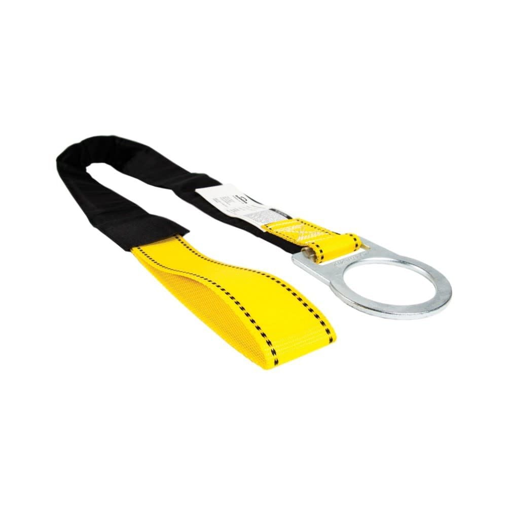 Guardian Fall Protection 130-420 Lbs 4 Ft. Concrete Anchor Strap with Loop, D-Ring Ends – 10715
