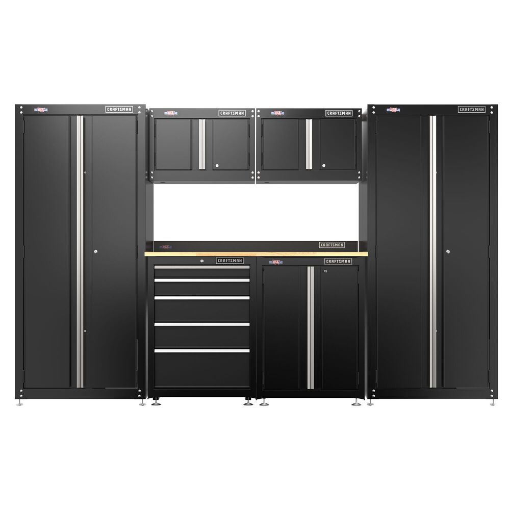 CRAFTSMAN S2000 Series 18 Inch Tall Wall Cabinet, Black, large image number 7