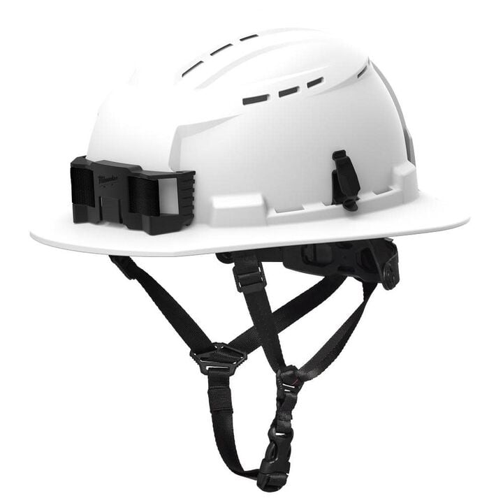Milwaukee BOLT Full Brim Vented Safety Helmet  Type 2, Class C, White