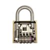 Master Lock 2 In. Wide Brass Resettable Combination Padlock, small