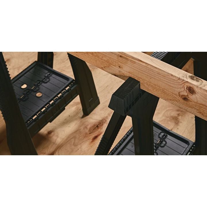 Stanley Folding Sawhorse, 2 Pack, large image number 5