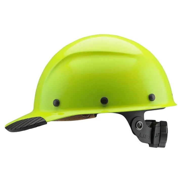 Lift Safety Hard Hat DAX Hi-Viz Yellow Fiber Resin Cap Style