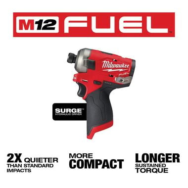 Milwaukee M12 FUEL SURGE 1/4 in. Hex Hydraulic Driver (Bare Tool), large image number 2