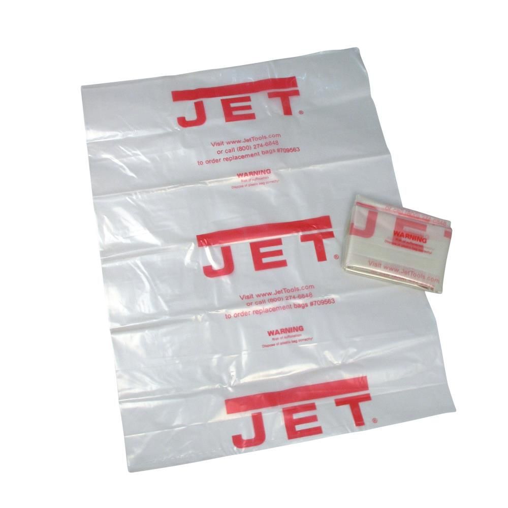 JET CB-5 Clear Plastic 20 In. Diameter Collection Bag - JT9-709563