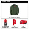 Milwaukee M12 Heated Shirt Jacket Green Large, small image number 3