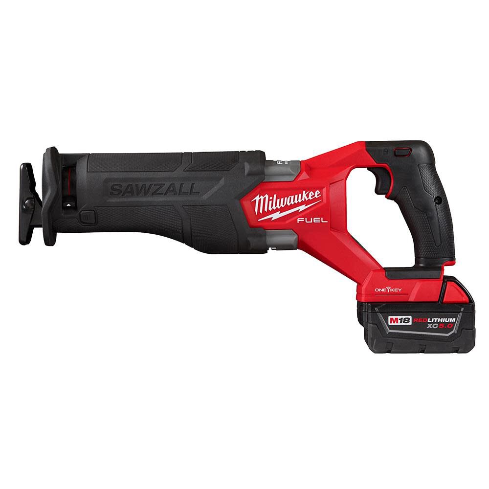 Milwaukee M18 FUEL SAWZALL Reciprocating Saw with ONE-KEY - 2 Battery XC5.0 Kit, large image number 20
