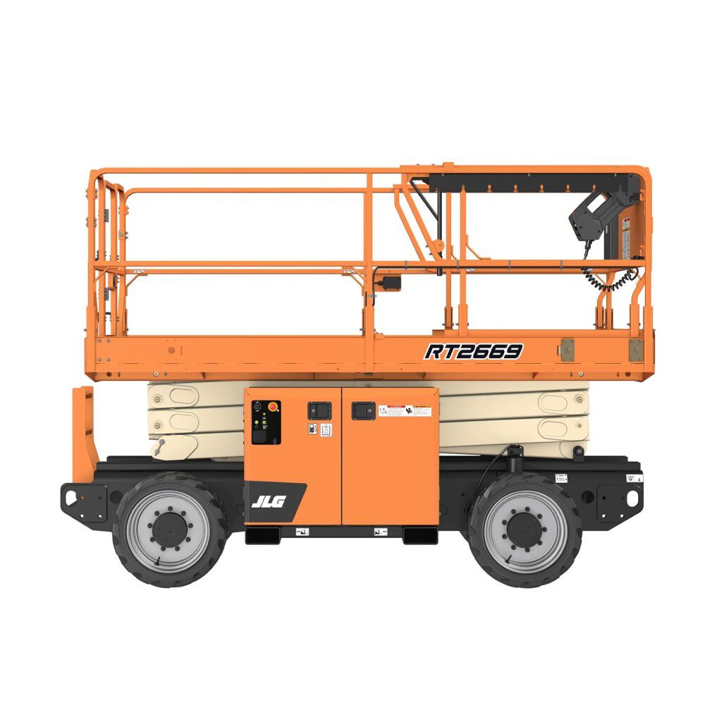 JLG 26' Rough Terrain Scissor Lift Engine Powered 2WD, large image number 3