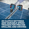 Bosch 18V Drill/Driver Kit, 2 Batteries, small image number 3
