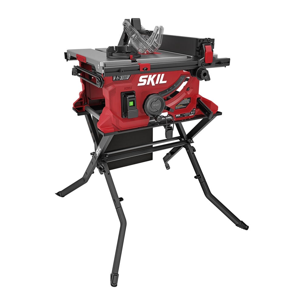 SKIL 8-1/4 Inch 15 Amp Compact Table Saw and Folding Stand, large image number 1