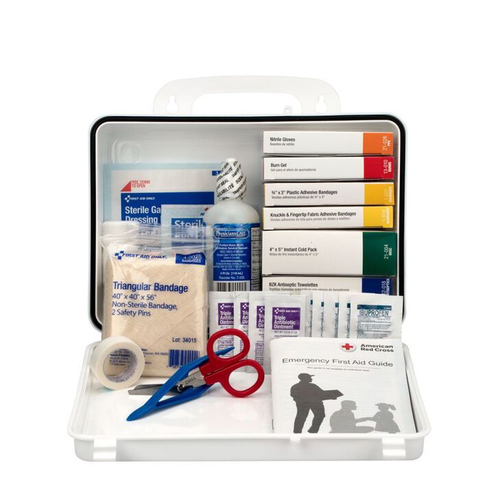 First Aid Only Vehicle First Aid Kit 25 Person Plastic Case, large image number 1