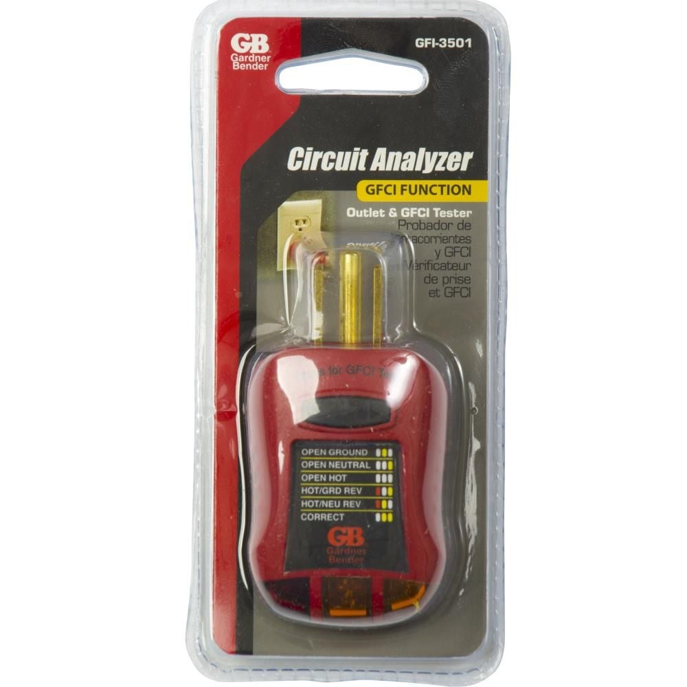 Gardner Bender Ground Fault Receptacle Tester and Circuit Analyzer, large image number 5