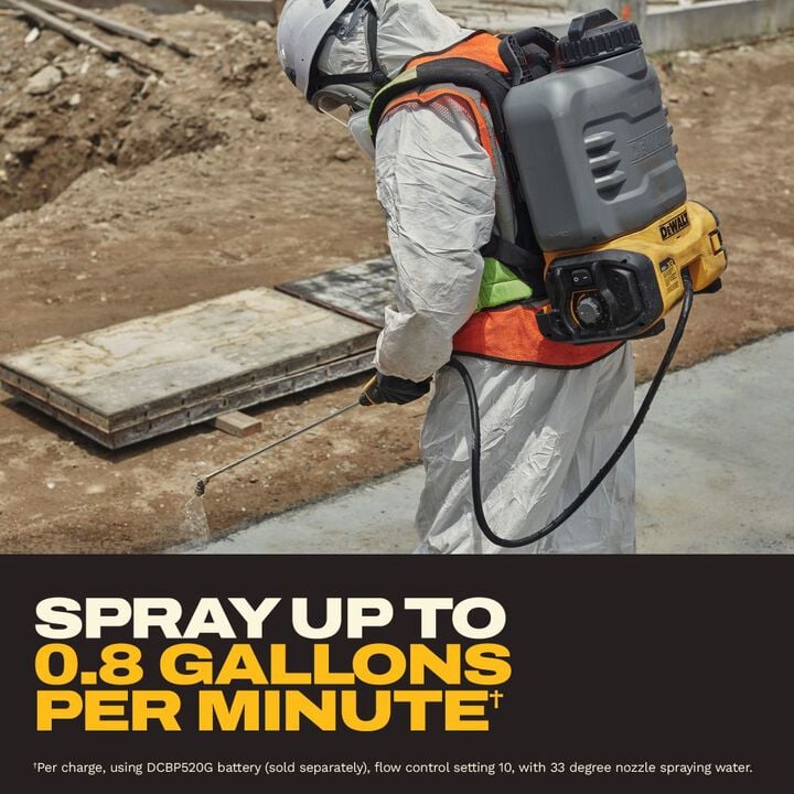 DEWALT 20V MAX XR Concrete Chemical Sprayer (Bare Tool), large image number 3