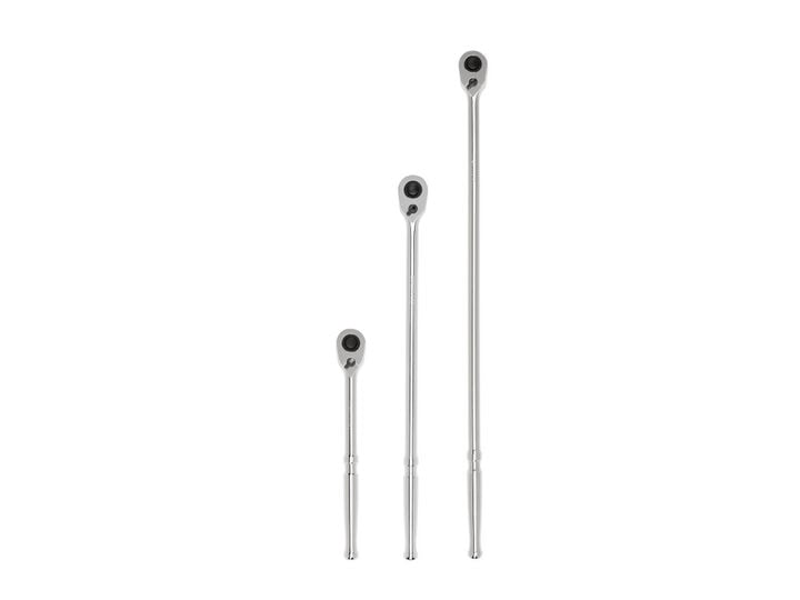 Tekton 1/2 Inch Ratchet Set, 3 Pieces (10-1/2, 18, 24 Inch)