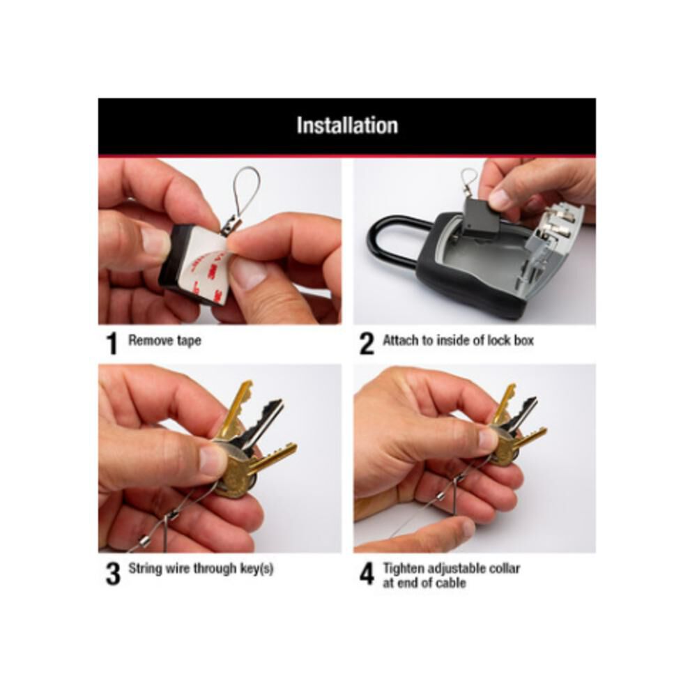 Master Lock Promotional Key Tether Retractable, large image number 4